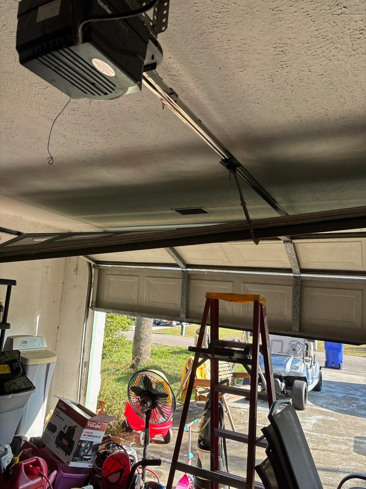 Opener mounting and wiring